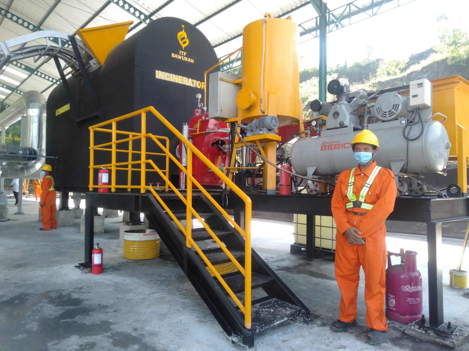 ITF Bawuran Mampu Olah Sampah 50 Ton Per Hari, Uji Coba Sampel Sampah dari Kawasan Bawuran