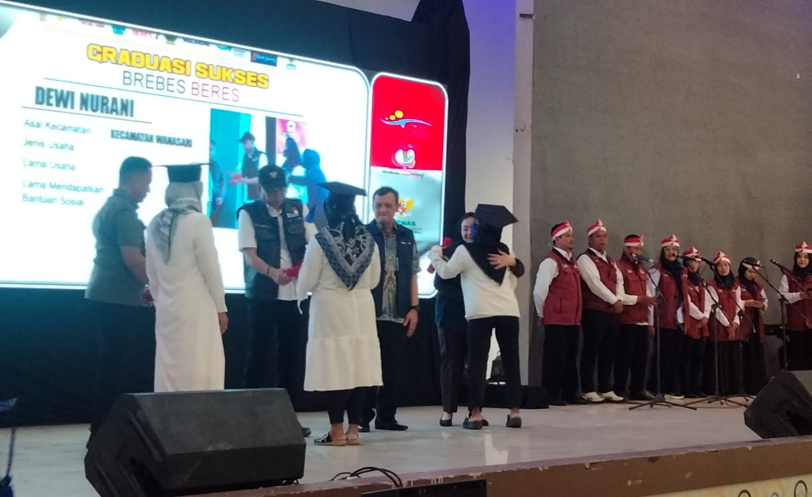 Wamensos Wisuda 2.000 KPM PKH,  Gubernur Jateng Dorong Bupati Brebes Kawal Kemandirian Ekonomi Masyarakat