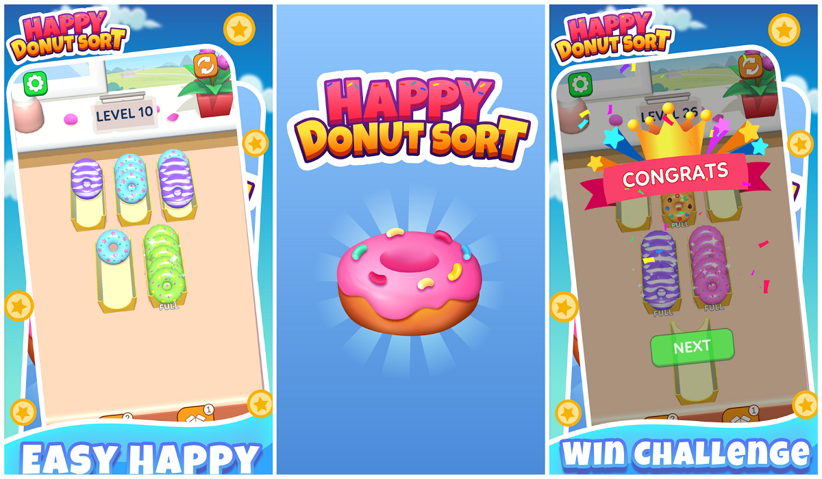 Hasilkan Cuan Mulai Rp30 Ribu Per Hari di Aplikasi Happy Donut Sort Penghasil Saldo, Cek Lengkapnya Disini