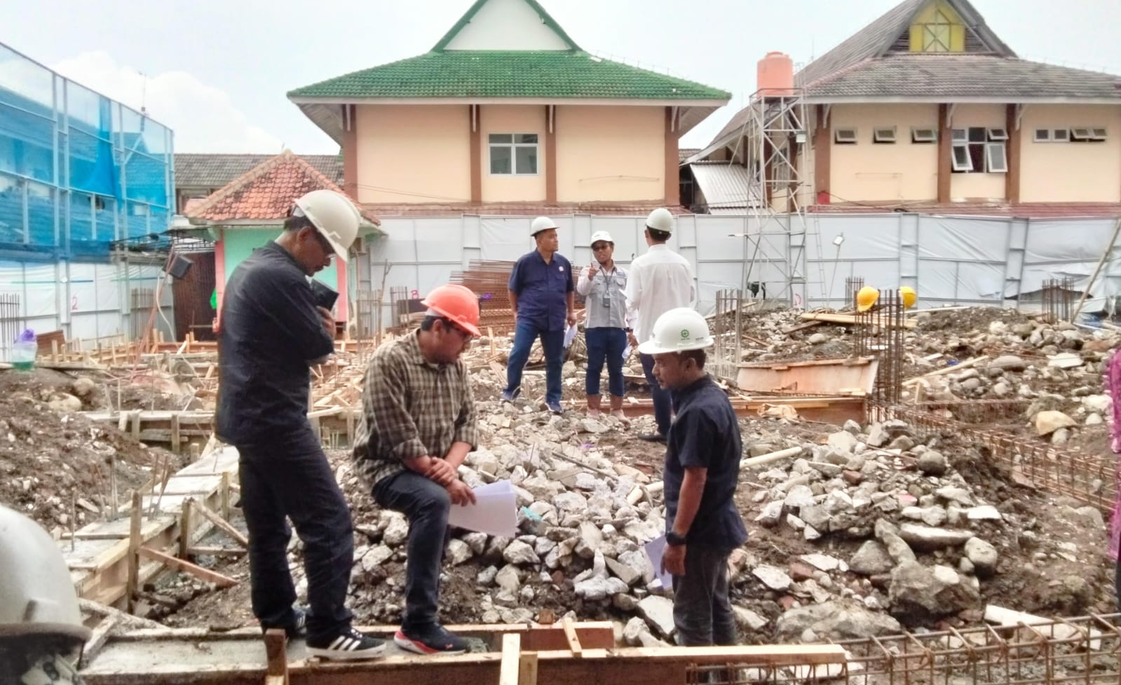 Sidak Pembangunan Gedung KRIS RSUD, DPRD Ingatkan Kualitas dan Waktu Meski Pengerjaan Over Target Sementara