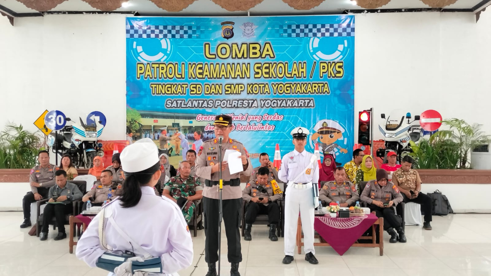 Polresta Yogyakarta Adakan Lomba Patroli Keamanan Sekolah tingkat SD dan SMP