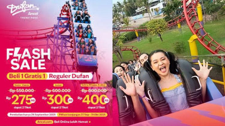 Merayakan Lebaran 2026 di Dufan Ancol lewat Promo Beli 1 Gratis 1