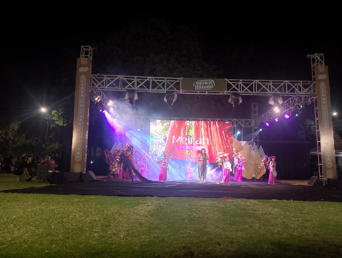 Meiran Bawa Suara Perdamaian Dunia di Sleman Culture Fest 2025