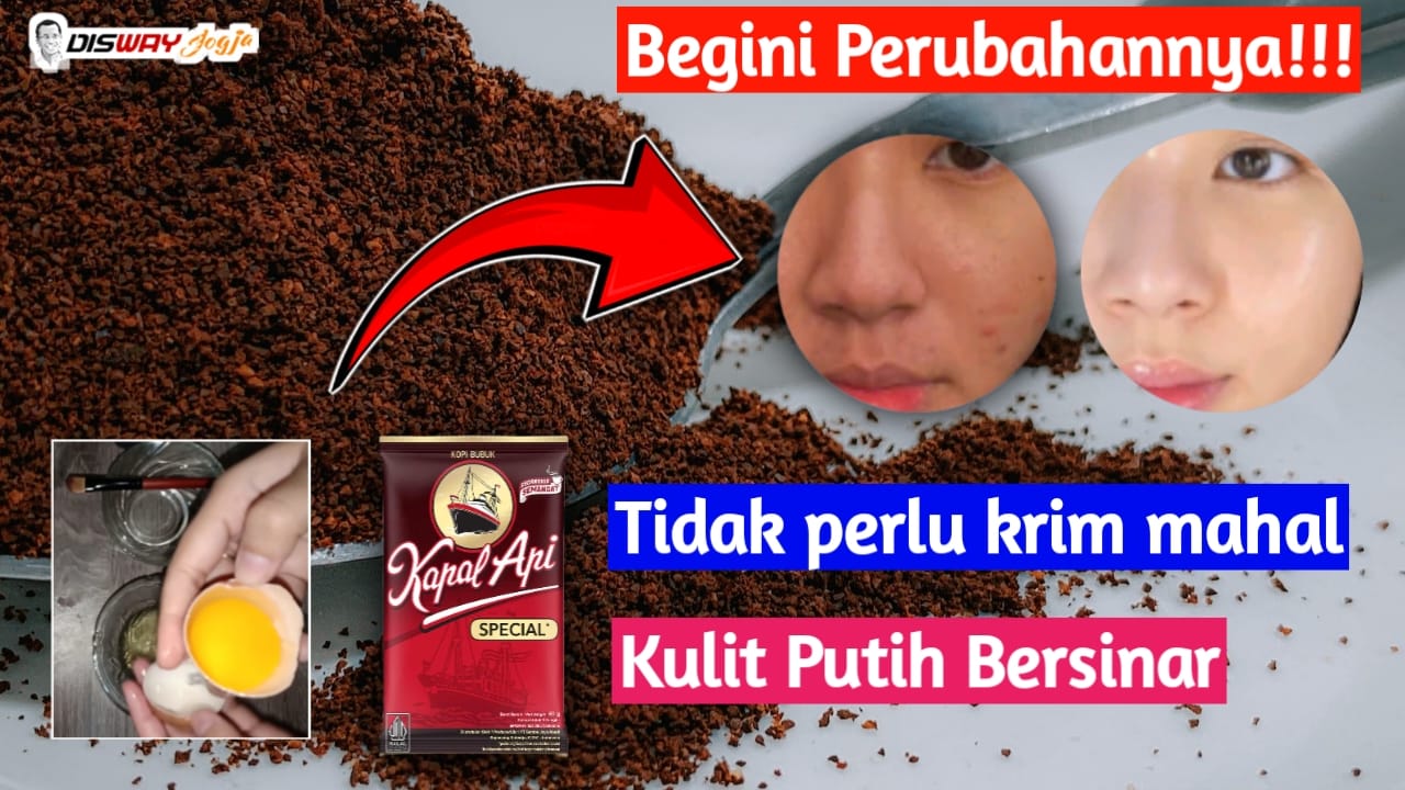 Krim Mahal Kalah! Begini 7 Cara Memutihkan Kulit Wajah Hanya dengan Bubuk Kopi