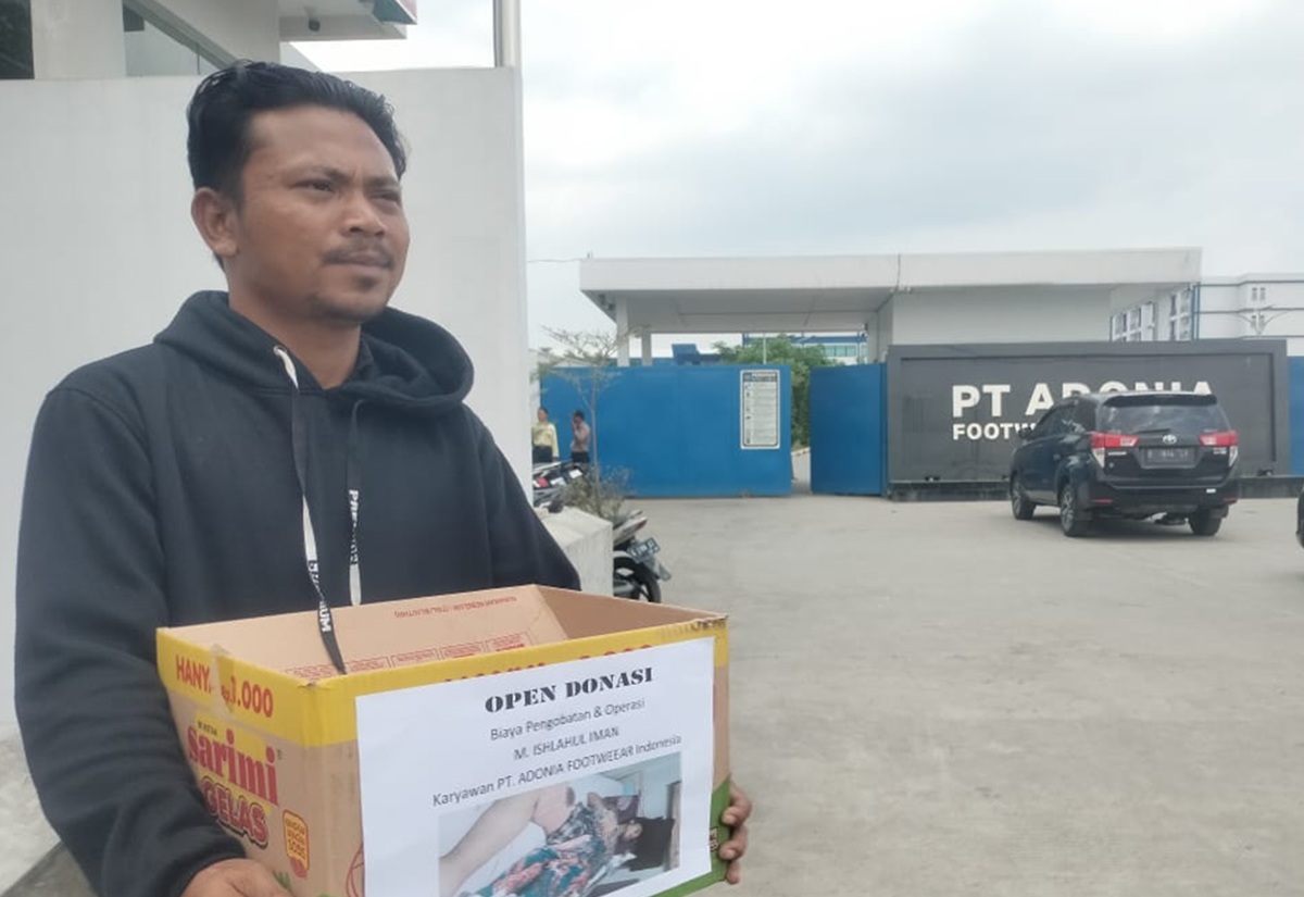 Pemuda Pancasila Tegal Open Donasi untuk Karyawan PT Adonia Yang Alami Kecelakaan Kerja
