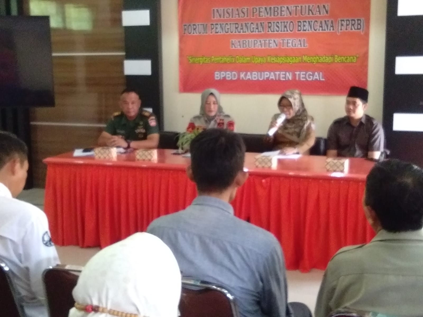 Gandeng Stakeholder, BPBD Kabupaten Tegal Bentuk Forum Pengurangan Resiko Bencana