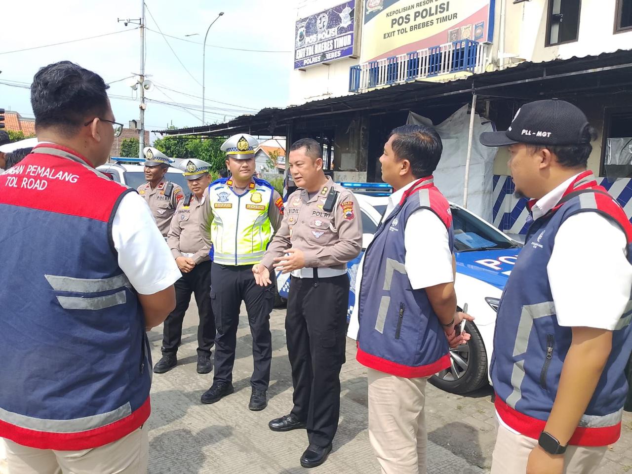 Jelang Libur Natal dan Tahun Baru, Satlantas Brebes Intensifkan Patroli di Semua Gerbang Tol