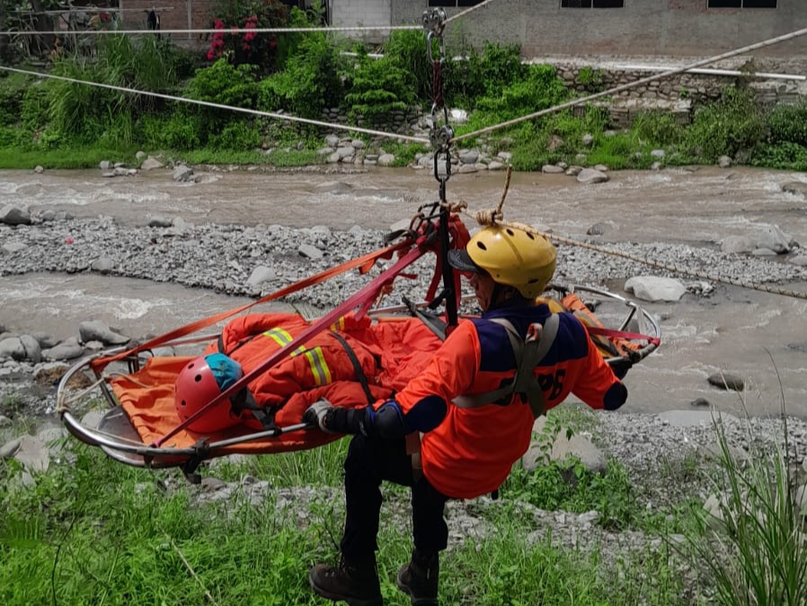 Antisipasi Bencana Hidrometeorologi, Satgas PB BPBD dan Damkar Digembleng Simulasi