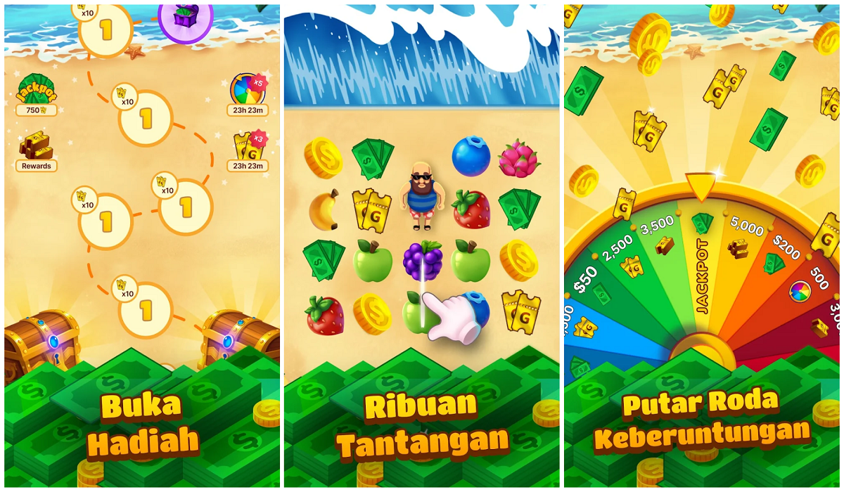 Dapatkan Saldo DANA Gratis Rp100 Ribu di Aplikasi Tropical Crush Penghasil Uang, Cek Disini