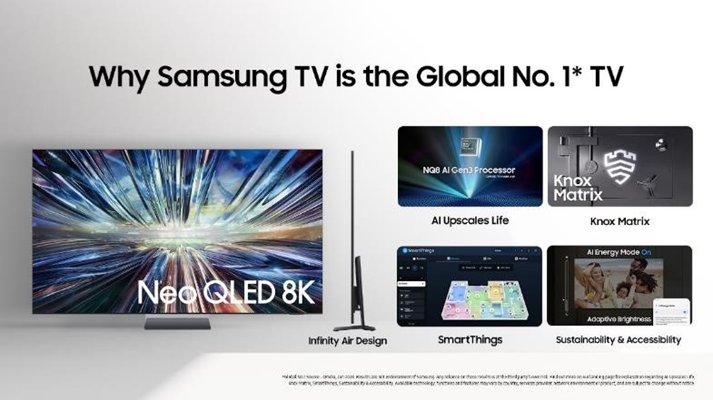 4 Kelebihan TV Samsung, Padukan Keamanan, AI dan Hiburan