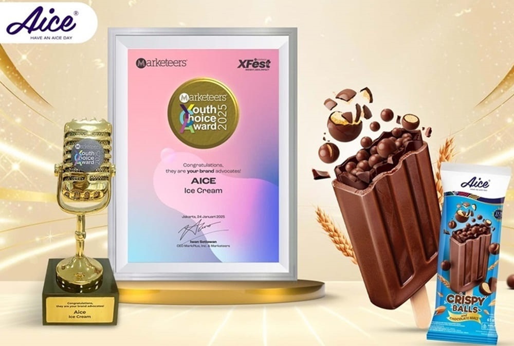 Aice Jadi Merek Es Krim Pilihan No. 1 Gen Z, Raih Penghargaan Gold Award di Youth Choice Award 2025