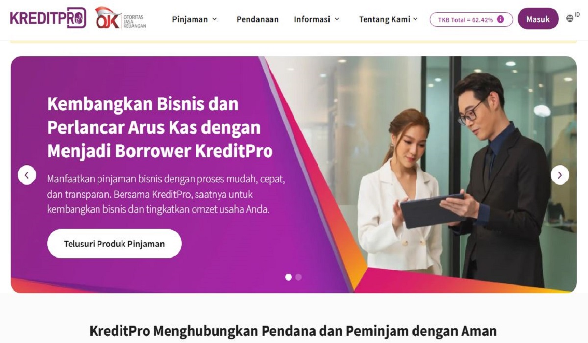 Ajukan Pinjaman Modal Usaha di Kreditpro dengan Besaran Bunga Mulai 15 Persen Per Tahun, Cek Disini