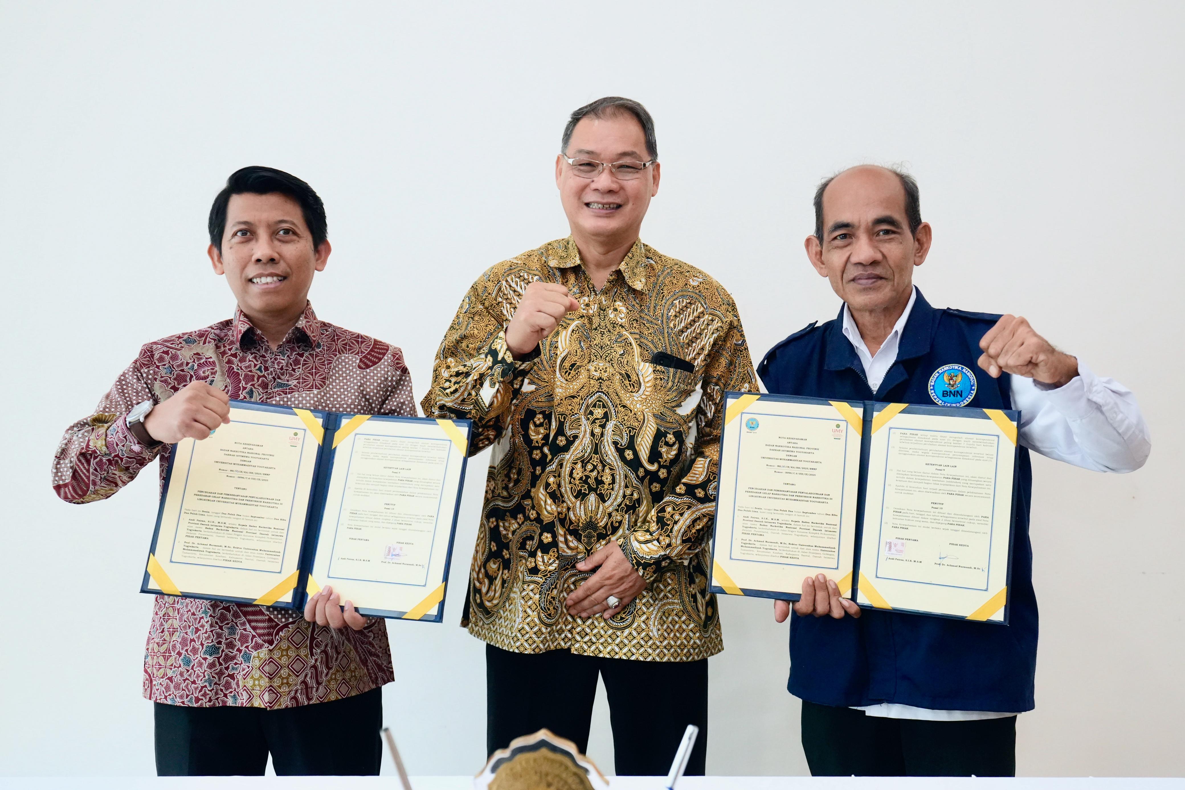 Waspadai Rokok Elektrik Diduga Mengandung Narkotika, BNNP DIY Gandeng UMY Perkuat Edukasi ke Mahasiswa