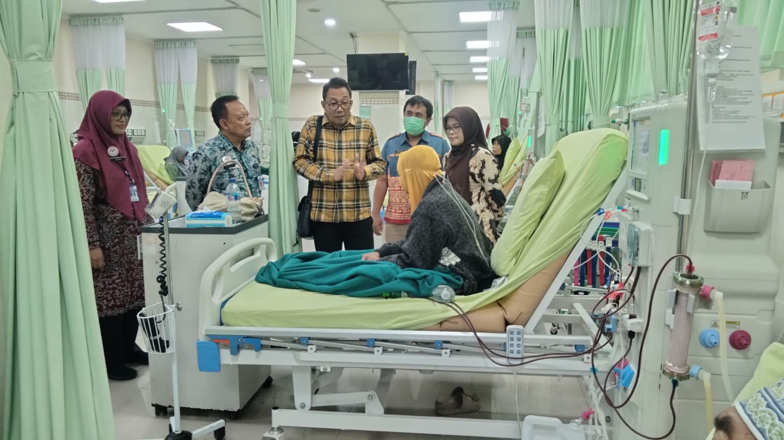 Tim Pencegahan Kecurangan JKN Sidak Pelayanan Pasien Limpahan Hemodialisa, RSUD Brebes Maksimalkan Kapasitas