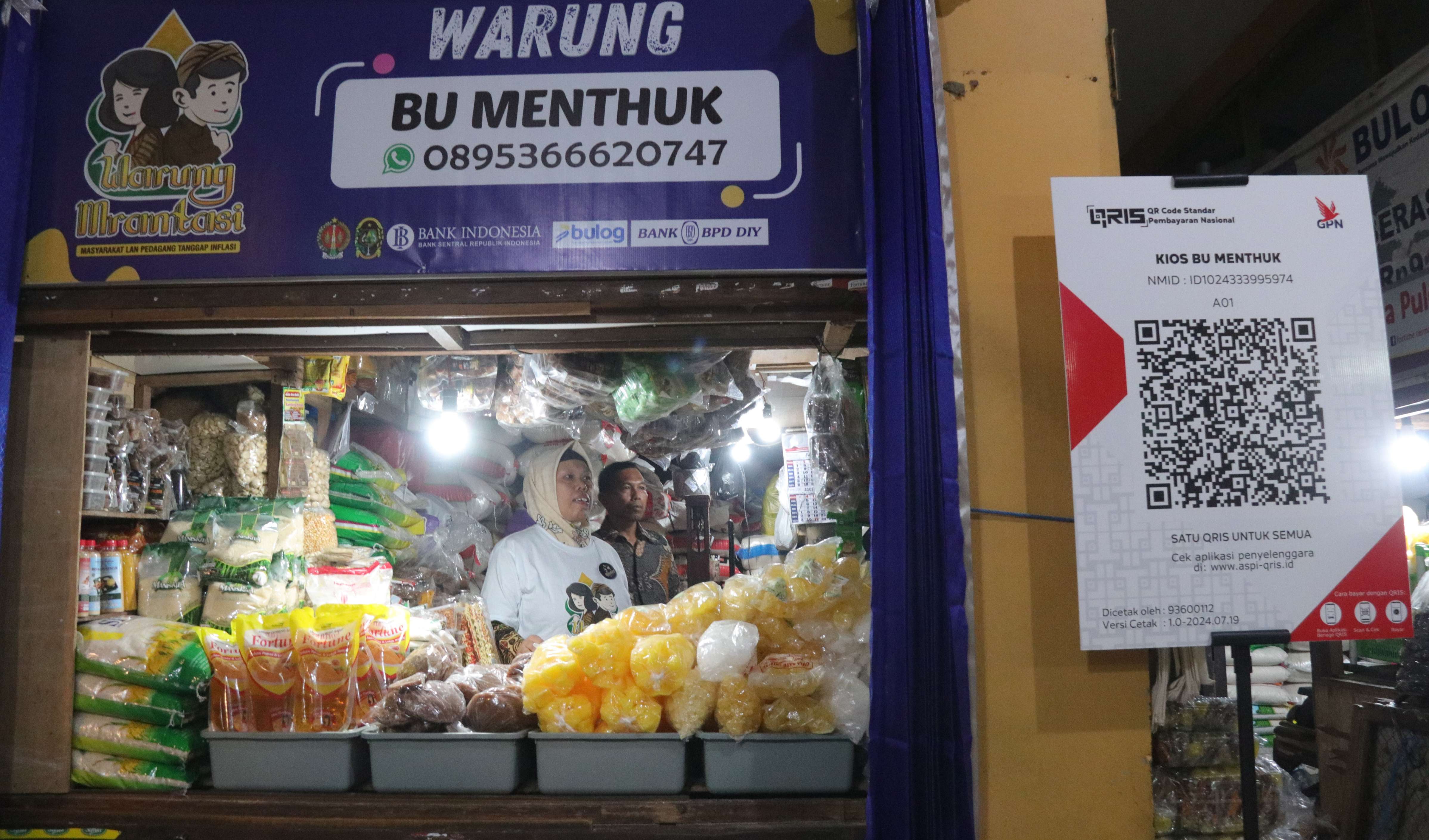 Cegah Harga Jual Tinggi, Pemkot Yogyakarta Hadirkan Warung Mrantasi di Pasar Sentul dan Prawirotaman