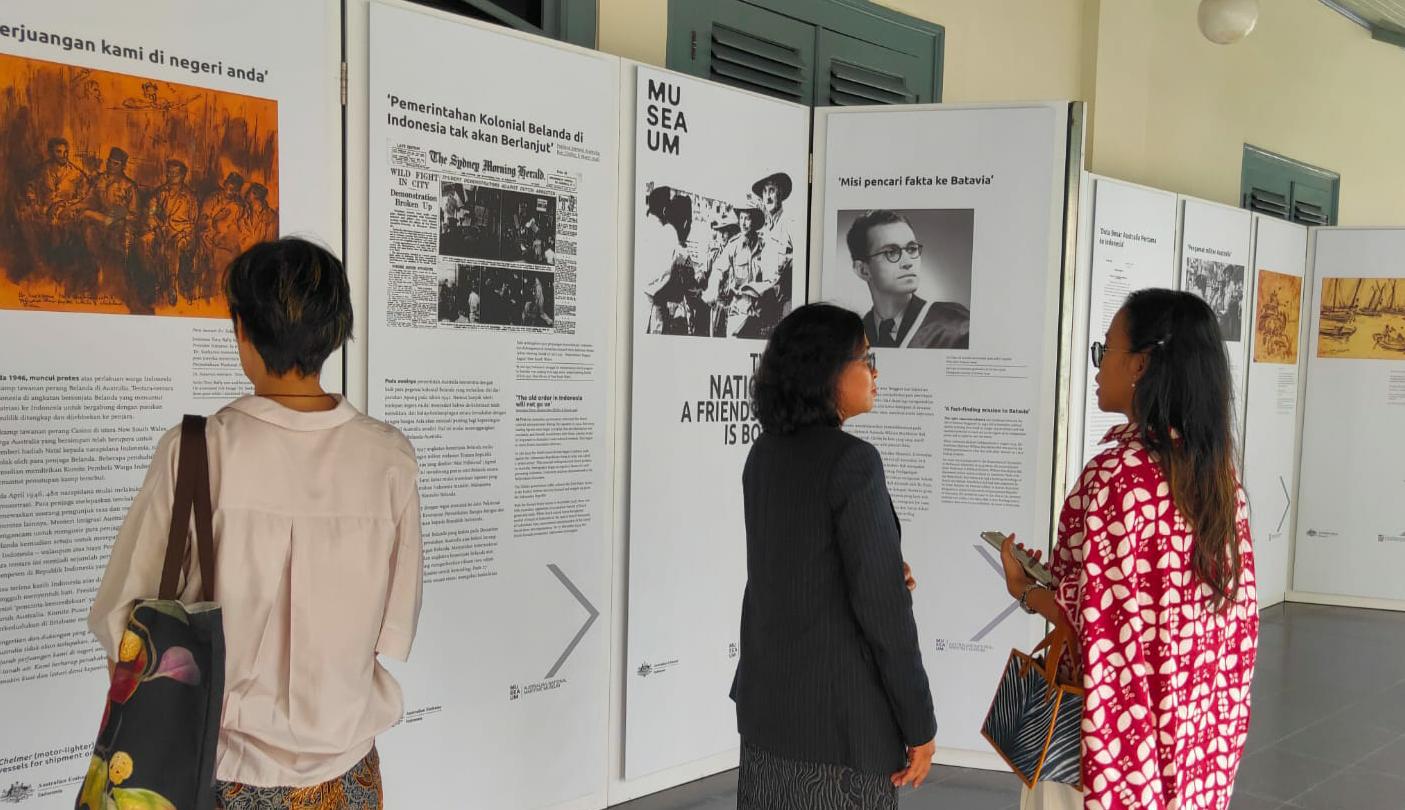 Pameran Perjuangan Kemerdekaan Indonesia di Benteng Vredeburg, Ada Sejarah Hubungan Indonesia - Australia