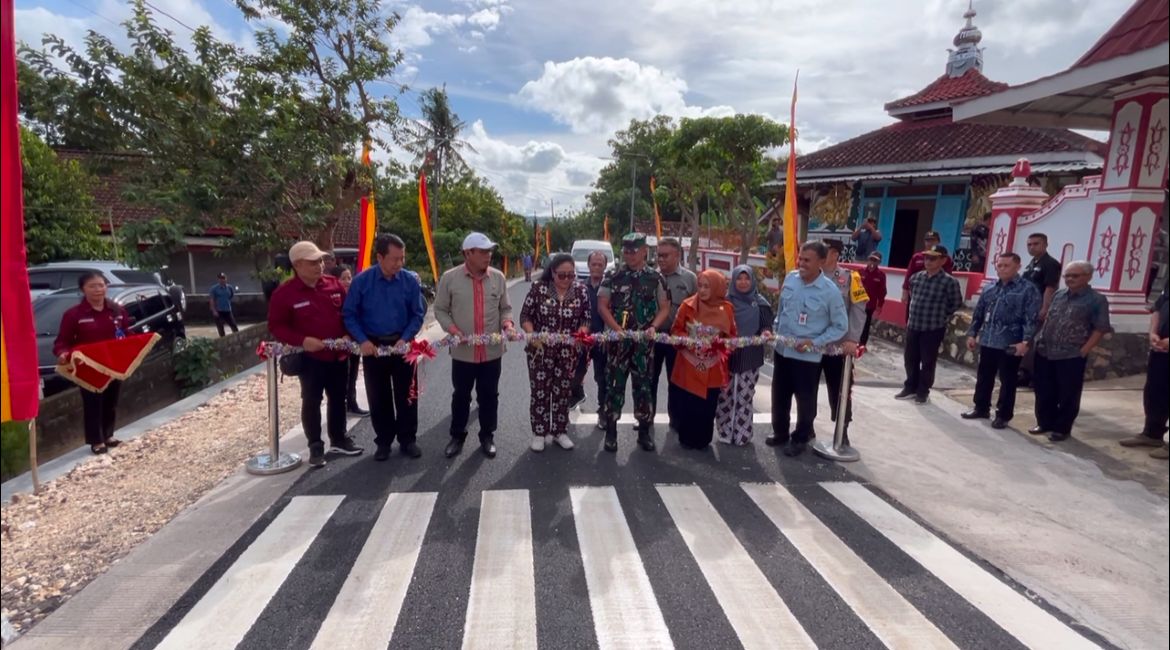 Proyek Rp3 Miliar Rampung, Jalan Playen–Gembol Gunungkidul Resmi Dibuka