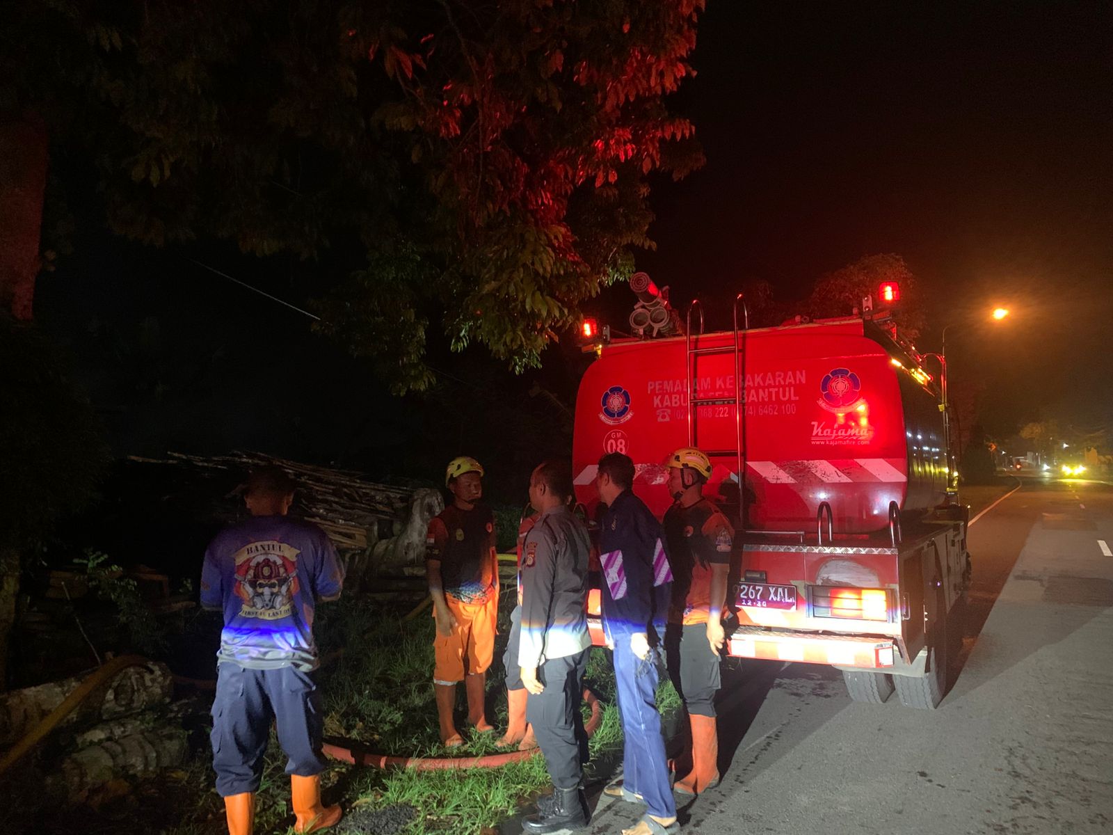 Gudang Kayu di Bantul Terbakar Dini Hari, Kerugian Ditaksir Rp48 Juta