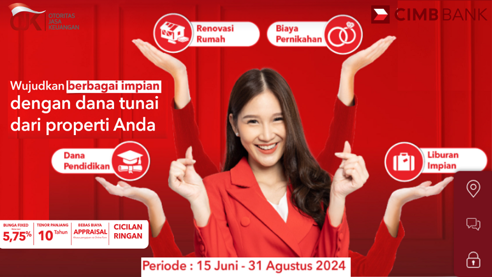 Dana Tunai Dari Kredit Xtra Multiguna CIMB Niaga 2024 