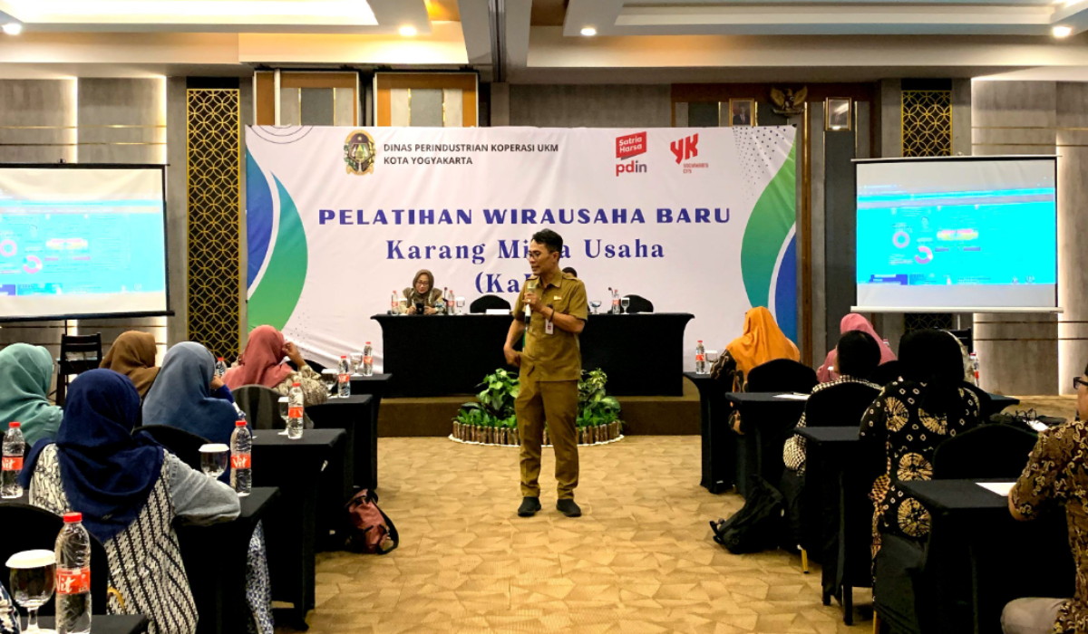 Upaya Tumbuhkan Wirausahawan Baru, Pemkot Yogyakarta dan Dinperinkopukm Adakan Pelatihan KaMu