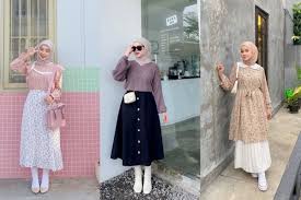 8 Inspirasi Gaya Fashion Cewek Dengan Rok Bikin Anggun dan Kece, Cocok Untuk OOTD Harian Yang Modis & Simple
