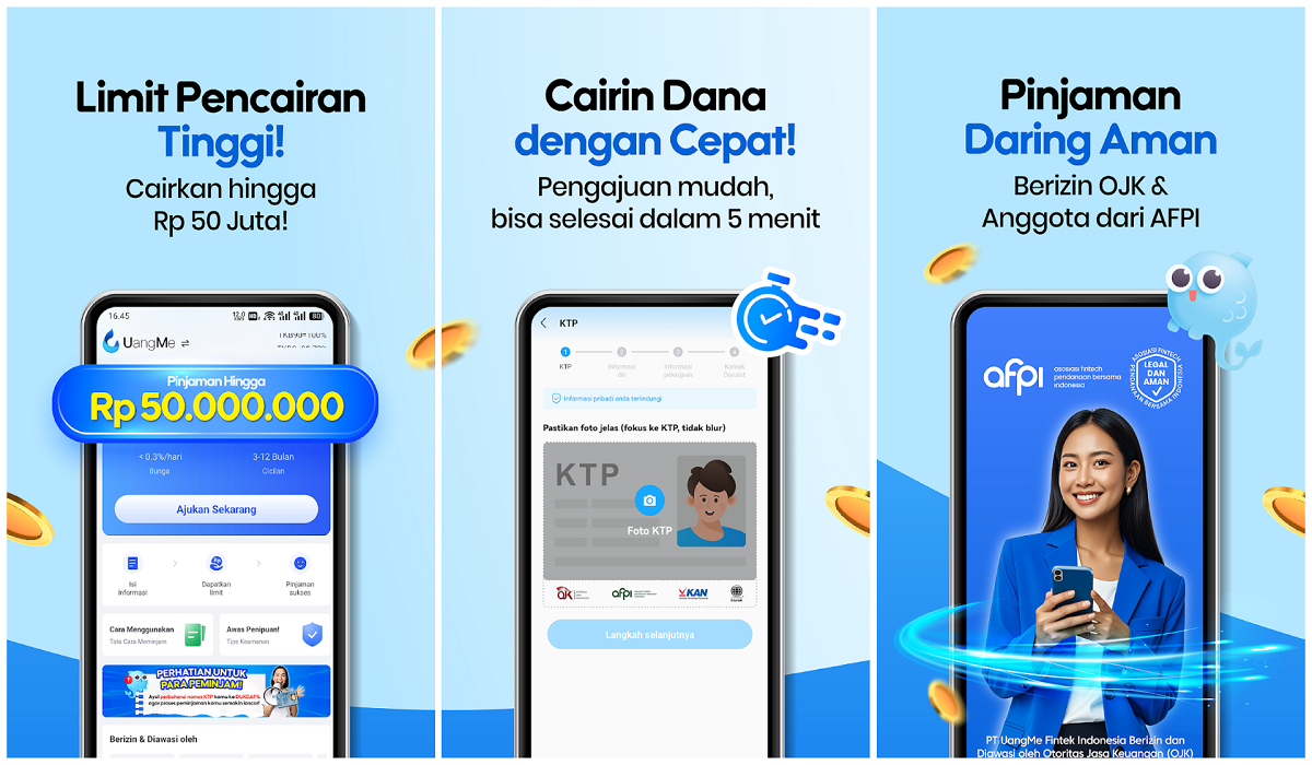 Aplikasi Pinjaman Online UangMe 2025: Syarat Pengajuan, Cara Pengajuan hingga Fitur Unggulannya