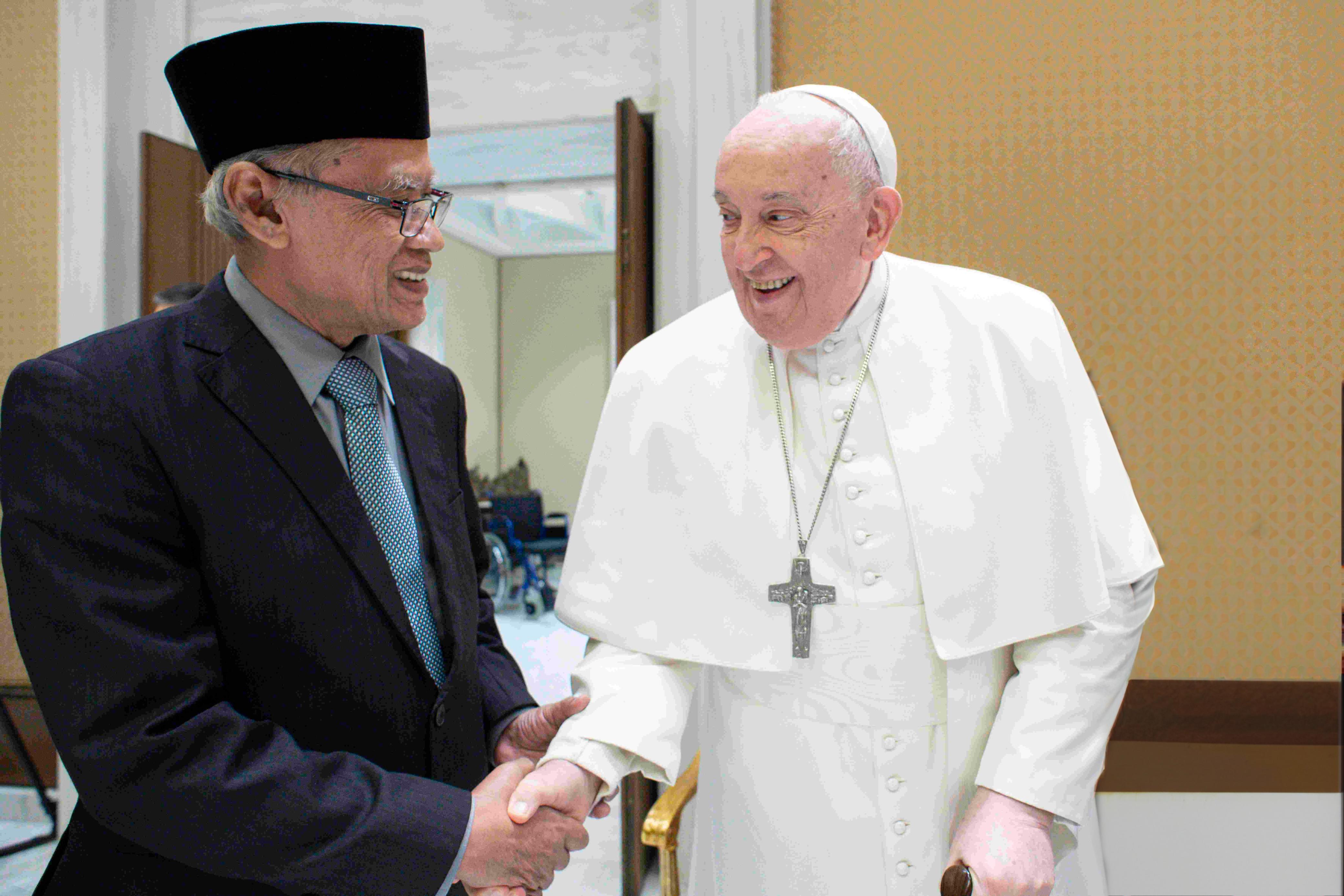  Paus Fransiskus Wafat, Haedar Nashir Sebut Sosok Humanis dan Penebar Damai