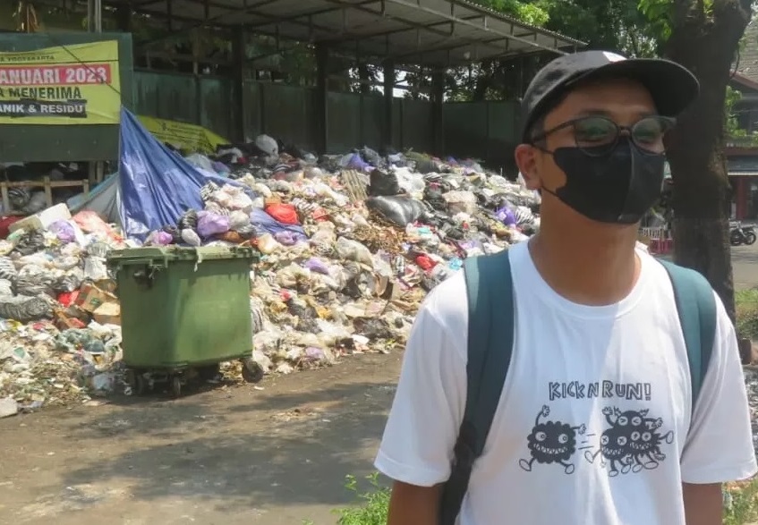 Viralkan Tumpukan Sampah Kotabaru dengan Street Art, DLH Kota Jogja Langsung Bersihkan