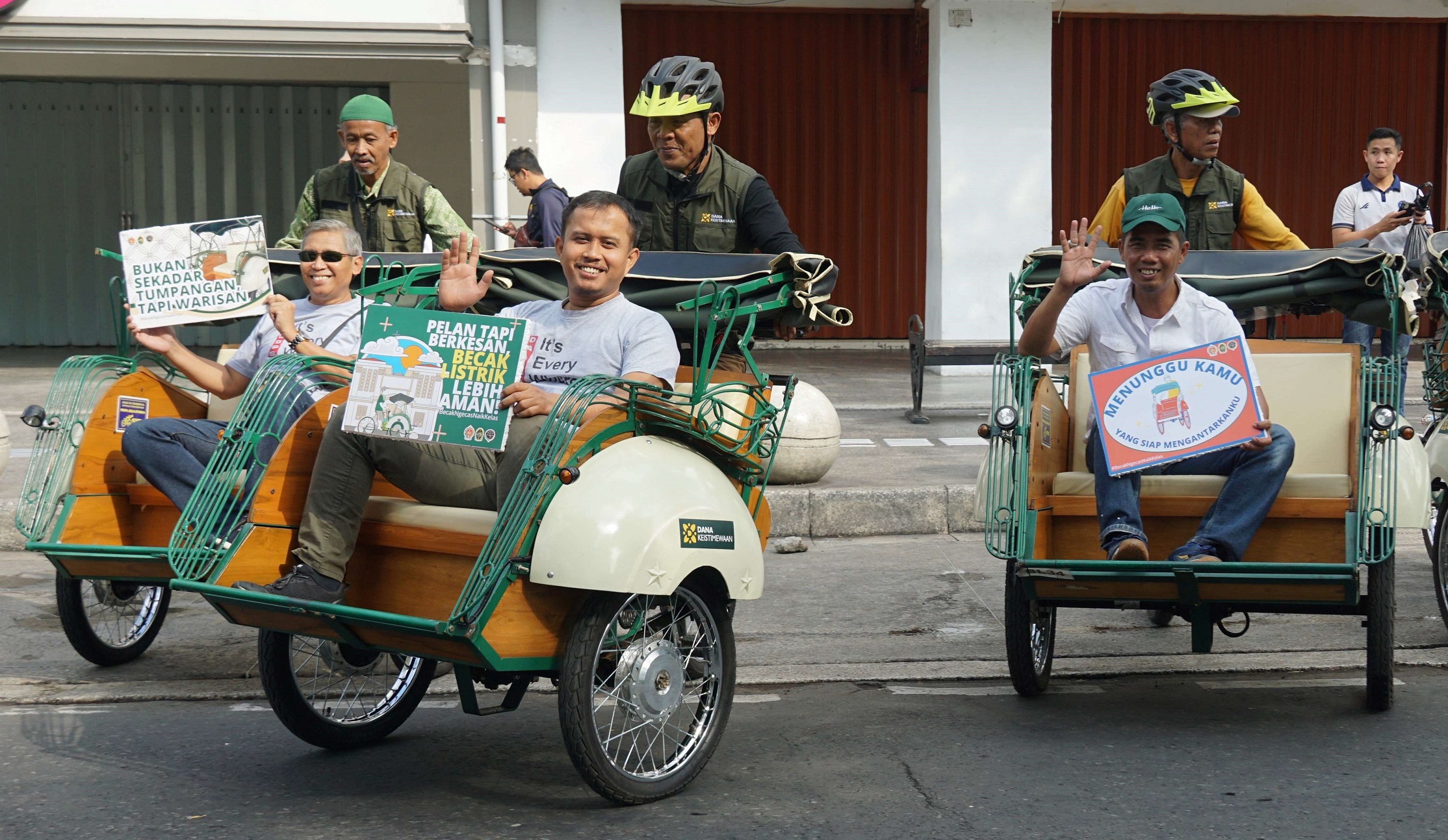 Jadi Daya Tarik Wisata, 90 Becak Listrik Dihadirkan di Kawasan Malioboro