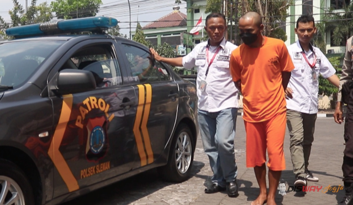 Pencuri Konter HP di Sleman Terlacak dari Tali Tambang, Ternyata Pekerja Pemasang Tenda
