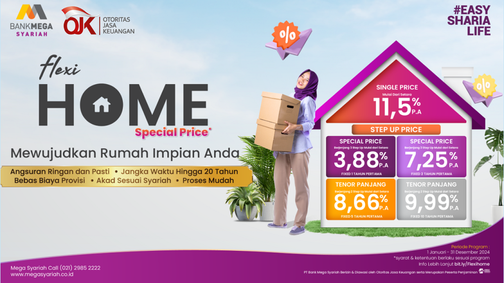 Program Promo Suku Bunga KPR Bank Mega Syariah 2024 