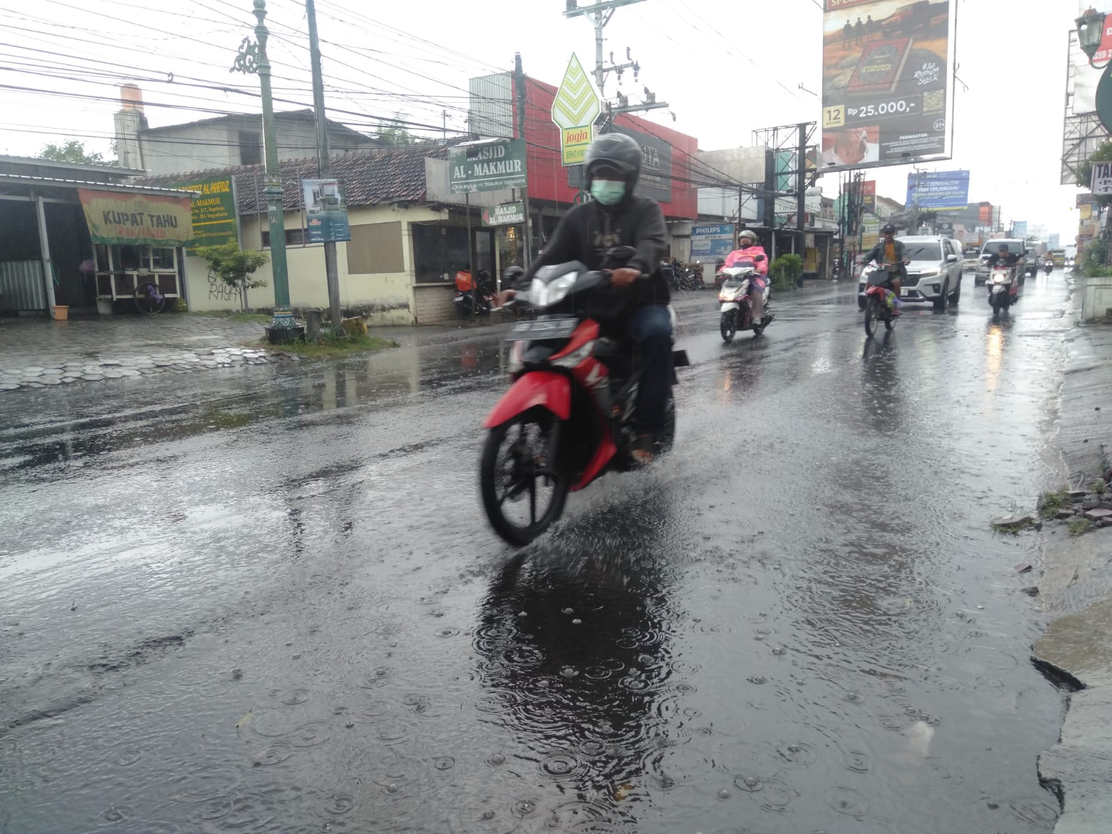 BMKG Peringatkan Potensi Hujan Guyur DIY hingga 29 Desember, Warga Diminta Waspada