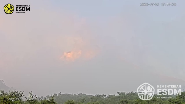 Aktivitas Gunung Merapi Meningkat, Satu Awan Panas Guguran Terjadi Minggu Sore