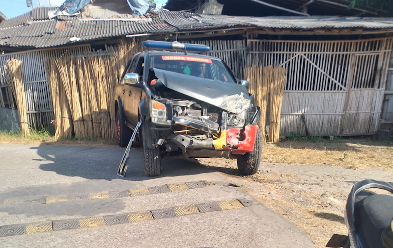 Mobil Dinas Brimob Diserempet KA Bandara di Sedayu, Begini Kronologi Lengkapnya