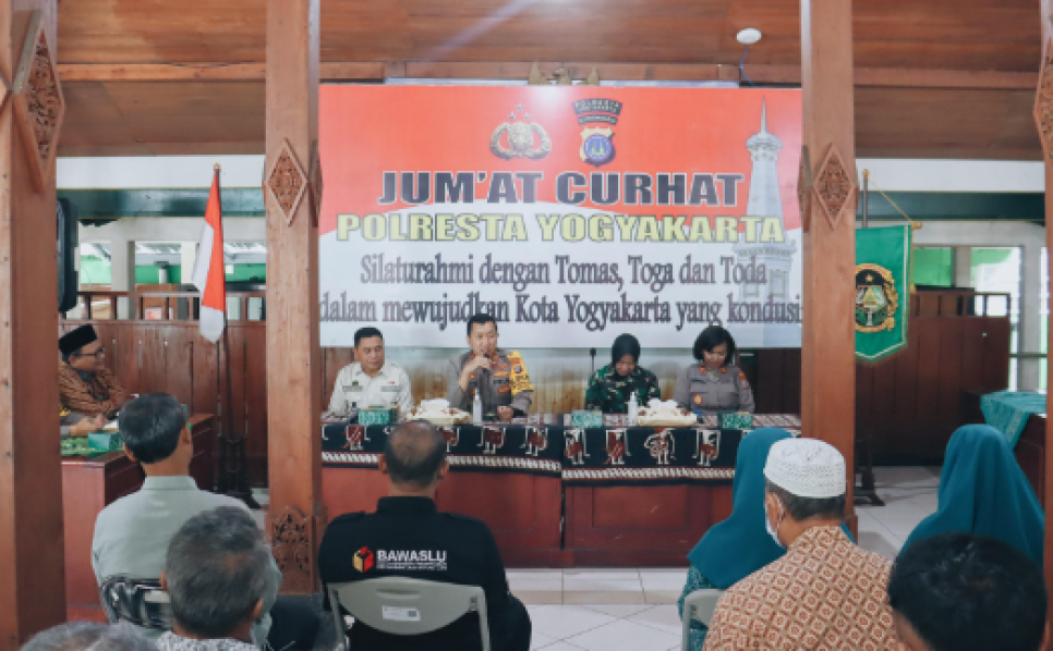 Jumat Curhat, Kapolresta Yogyakarta Imbau Orang Tua Ikut Awasi Putra-Putrinya