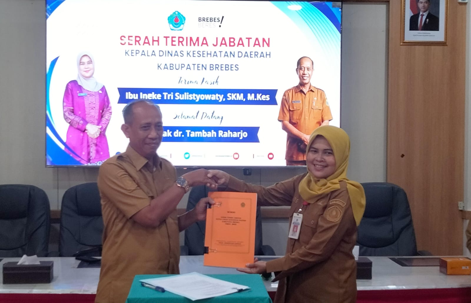 Tambah Raharjo Ditunjuk Plt Kadinkesda Brebes Gantikan Ineke Tri Sulistyowaty, 10 Kepala Puskesmas Diisi Plt