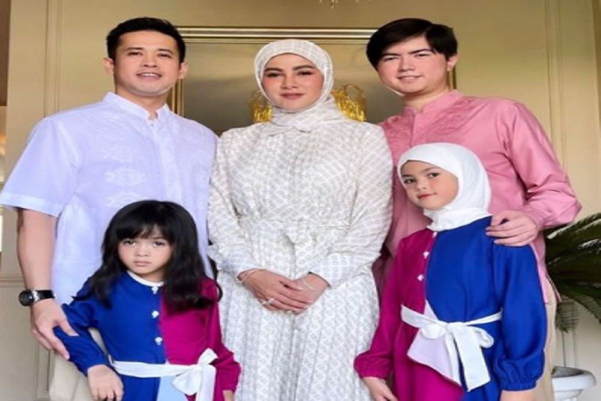 Aufar Hutapea bagikan Momen Lebaran Iduladha Bersama Olla Ramlan dan Anak-anak: Adem