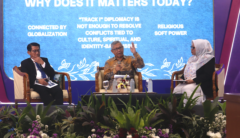 Konferensi Internasional UMY Bahas Perdamaian Dunia, Dubes Michael Trias Sebut Pentingnya Religious Diplomacy