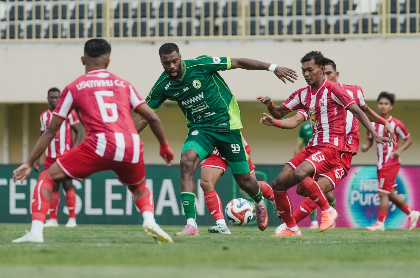 Meski Bermain 10 Orang, PSS Sleman Taklukkan Deltras 3-1
