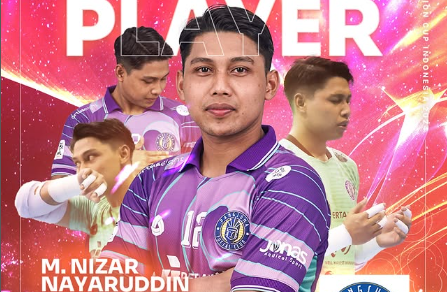Penjaga Gawang Pangsuma FC Muhamad Nizar, Dinobatkan Pemain Terbaik Futsal Nation Cup 2025 
