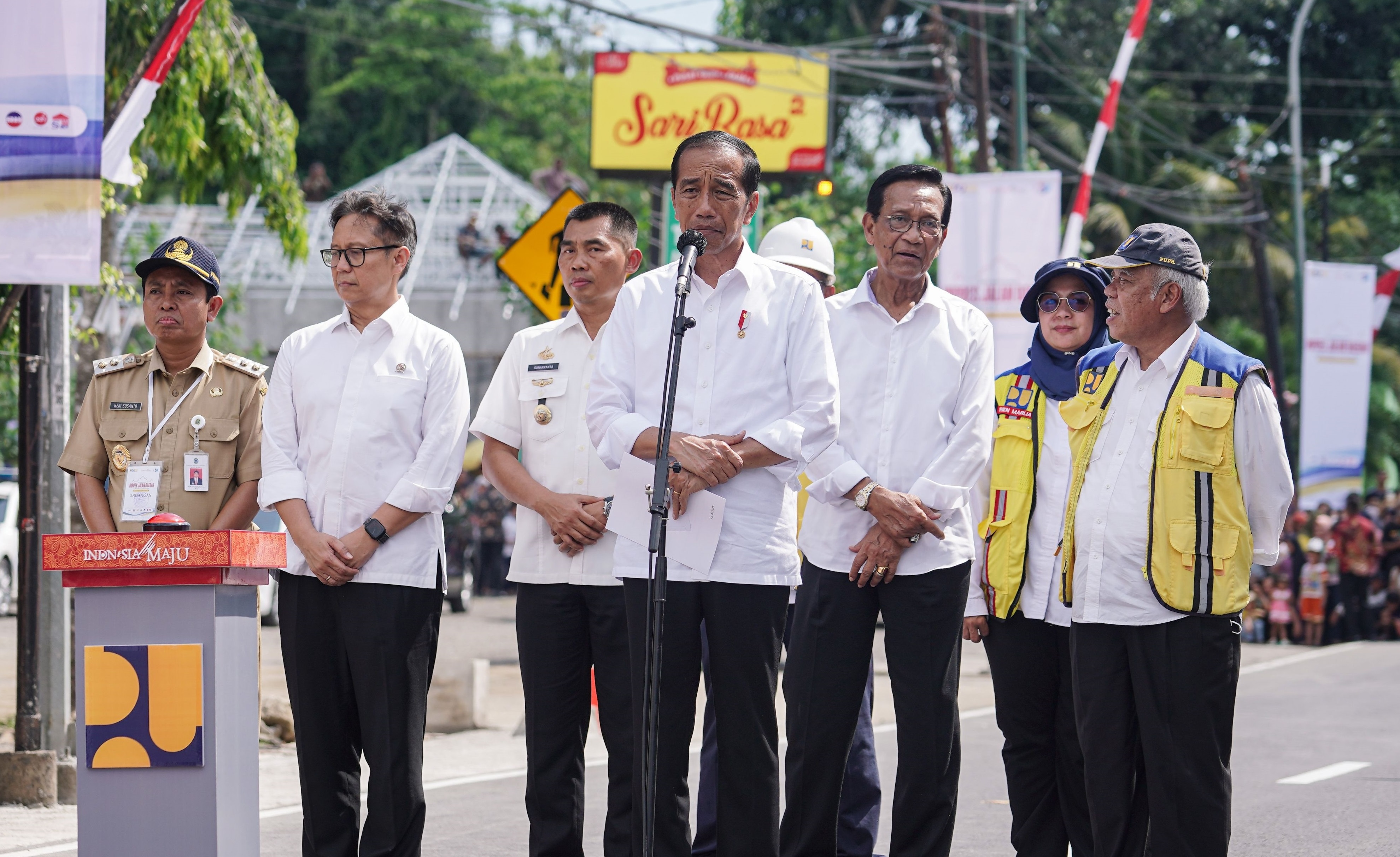 Habiskan Anggaran Rp162 Miliar, 7 Ruas Jalan Inpres DIY Diresmikan Presiden Jokowi
