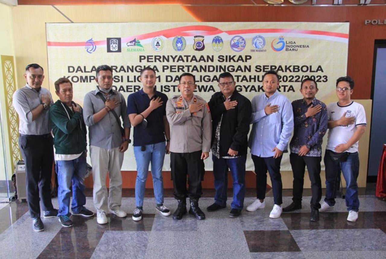 Suporter PSS dan PSIM Jogja Sepakat Jaga Kondusivitas Selama Kompetisi Berjalan