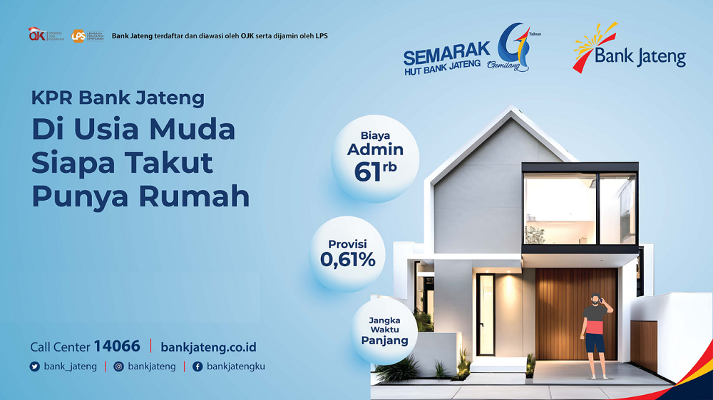 Punya Rumah Mudah Dengan KPR Bank Jateng 2024