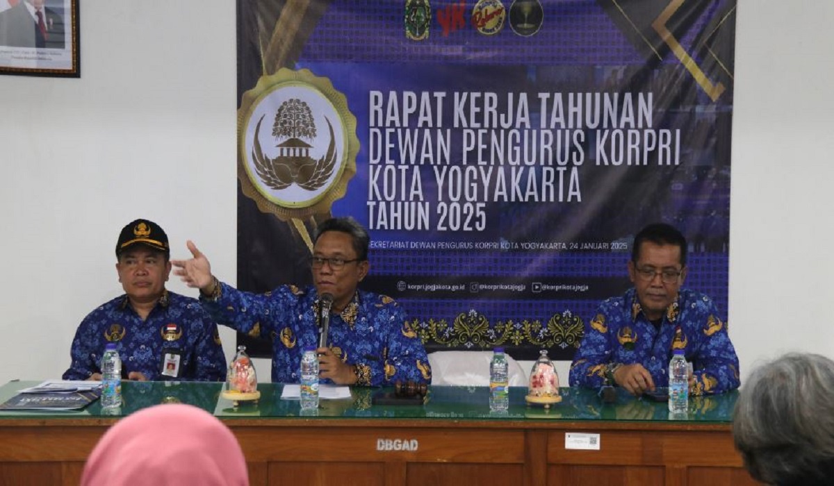 Rencana Kerja Strategis 2025 di Setiap Bidang, KORPRI Kota Yogyakarta Sukses Gelar Rapat Kerja Tahunan