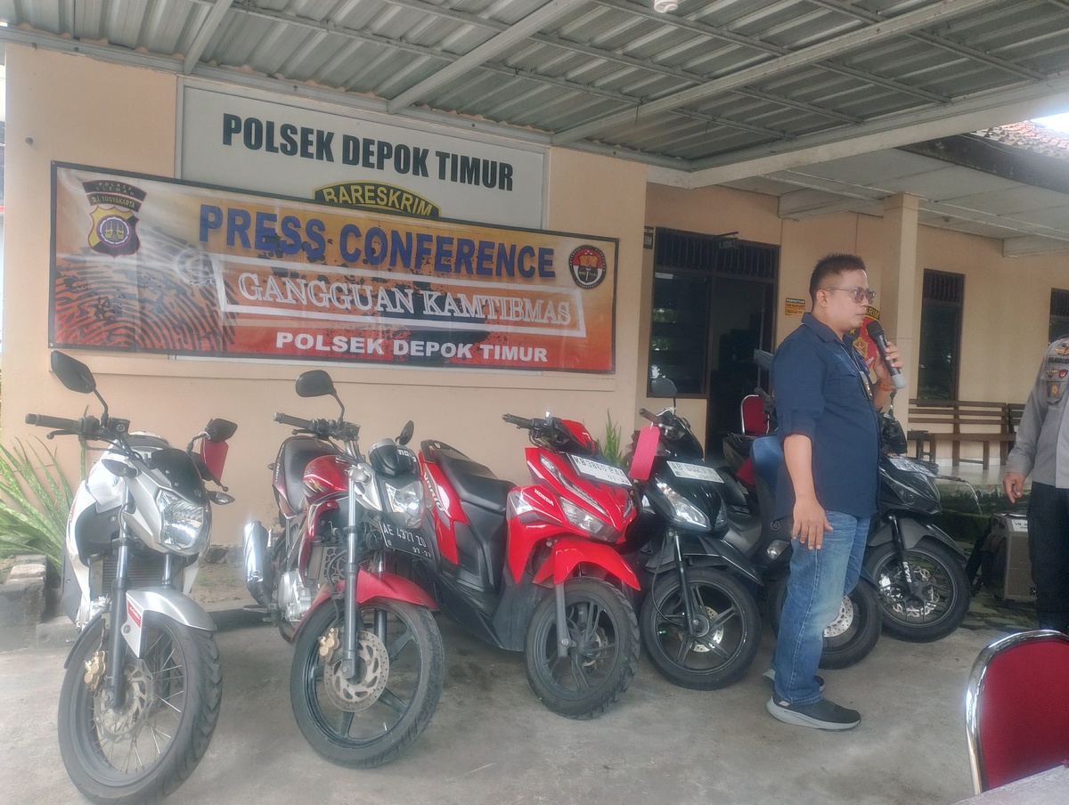 Curanmor Kost Condongcatur Pelaku Dibekuk, Lima Motor Disita