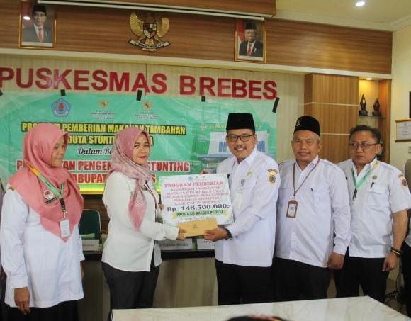 100 Bayi dari 9 Desa di Brebes Digelontor Rp 148,5 Juta untuk Program Makanan Tambahan