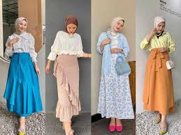 Inspirasi OOTD Mix And Match Hijab Dengan Rok Sehari-Hari, Kasual Kekinian Yaang Nyaman dan Stylish