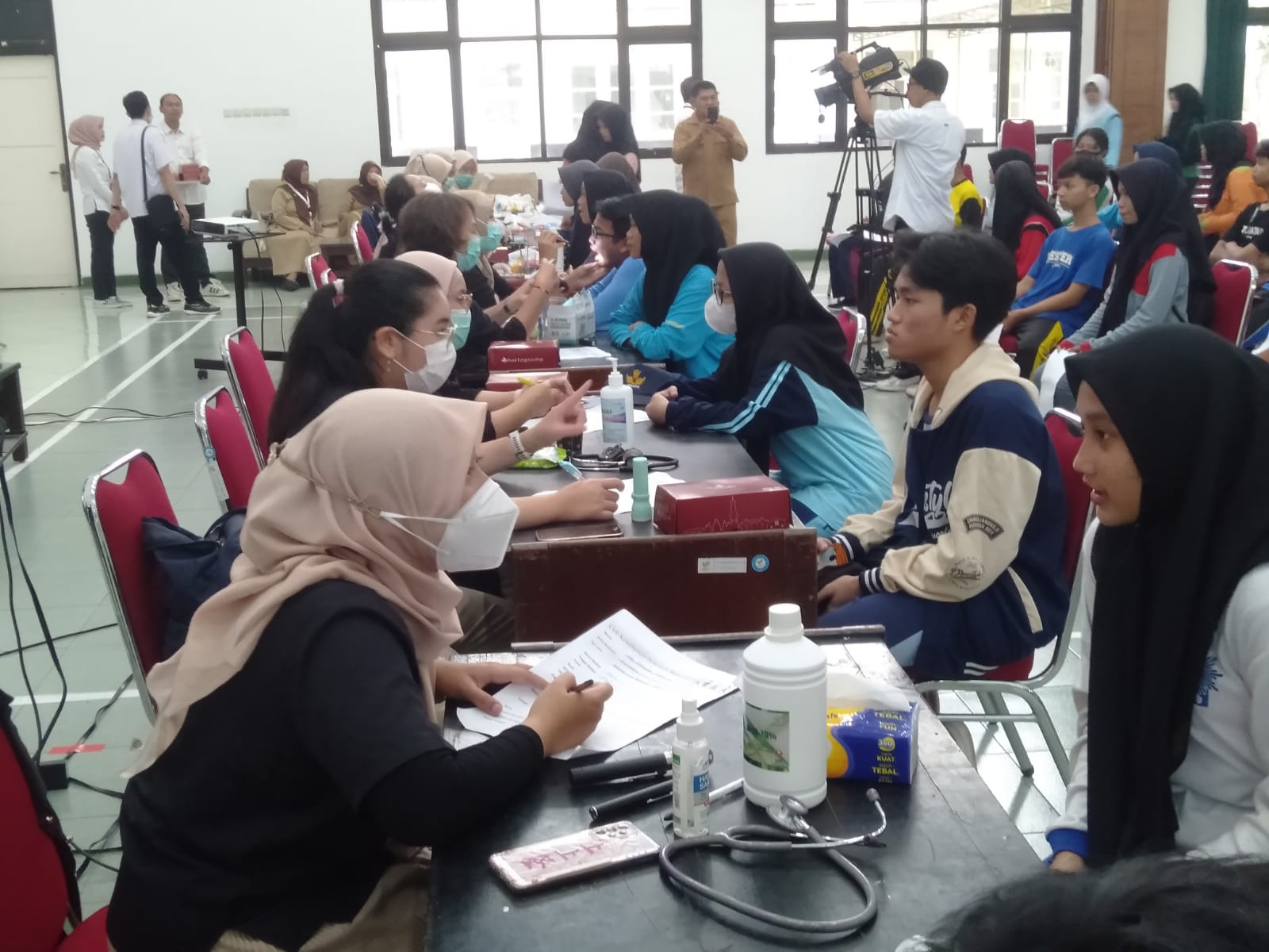 Hari Pertama MPLS, Ratusan Siswa Jalani Tes Kesehatan di Sekolah Rakyat Menengah Atas Bantul