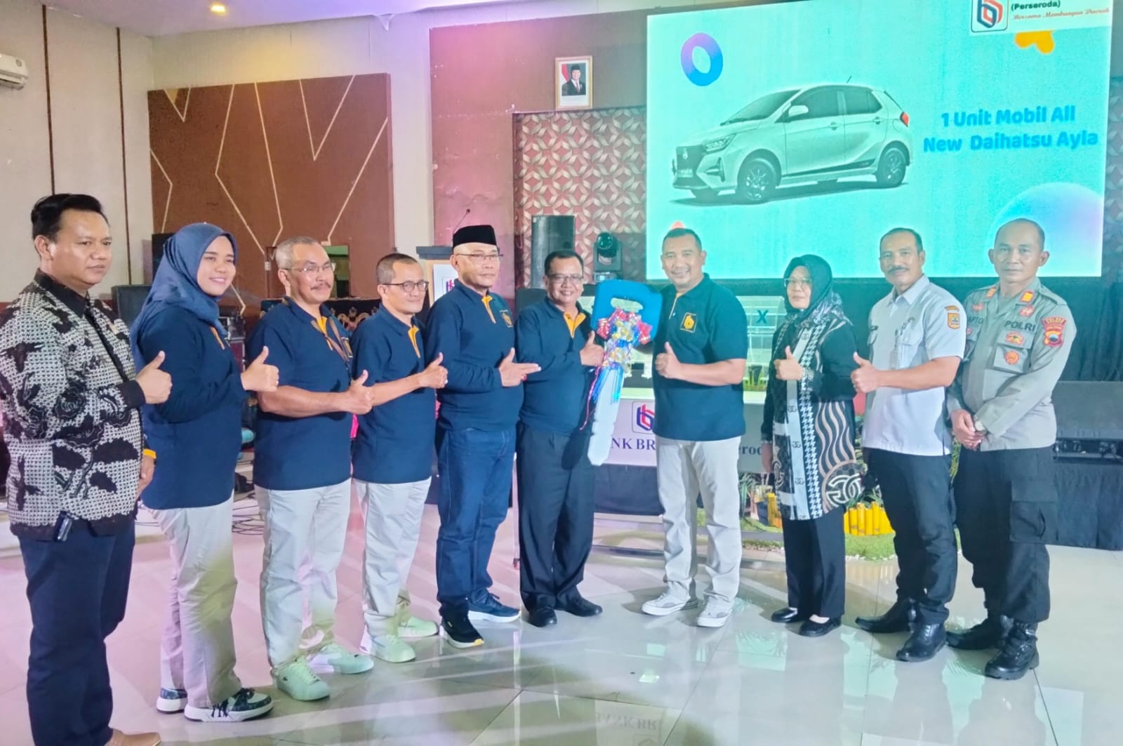 Zaenuri Menangkan Ayla, Wabup Wurja Apresiasi Gebyar Undian Tabungan Berhadiah Meriahkan HUT ke 74 Bank Brebes