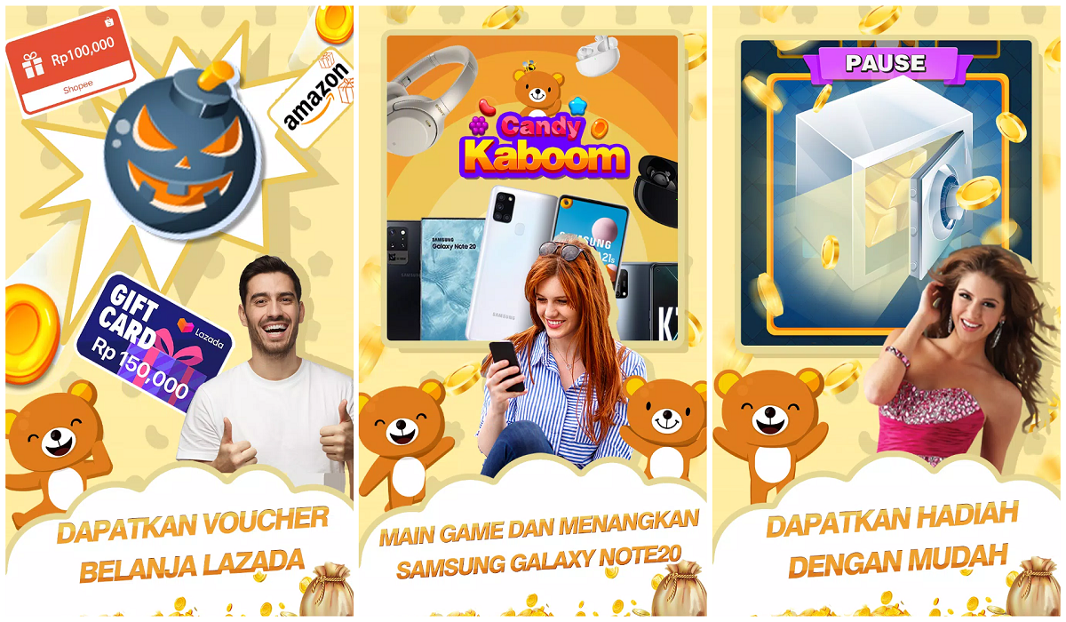 Instal Aplikasi Penghasil Cuan Candy Kaboom Bisa Langsung Dapat 200 Ribu, Cek Tautan Unduhnya Disini